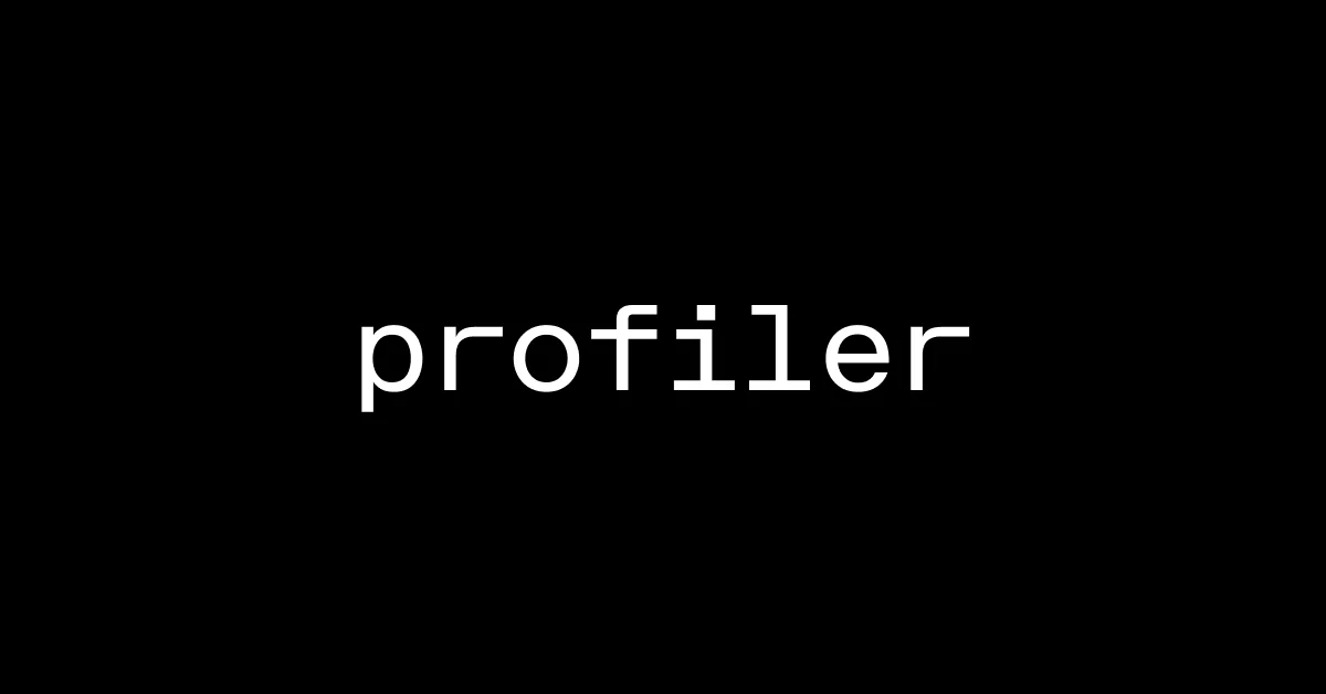 Profiler | New Narratives - OG image