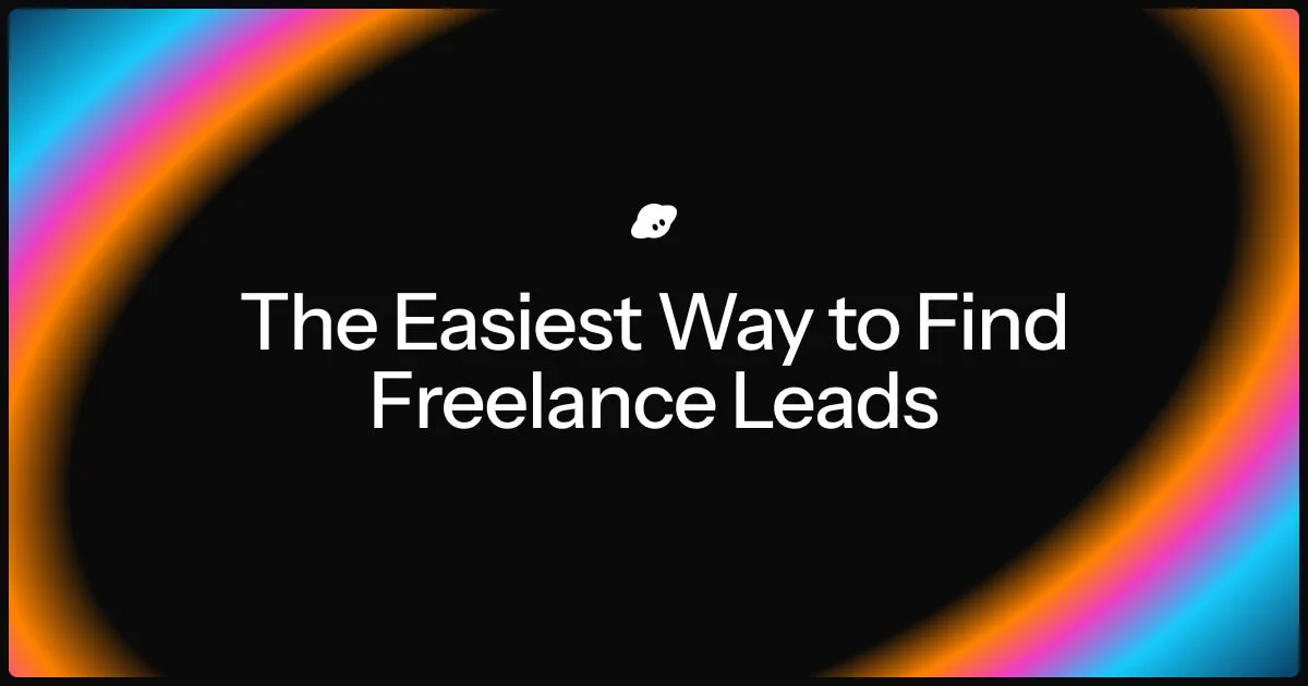 Orbi | The easiest way to find freelance leads - OG image