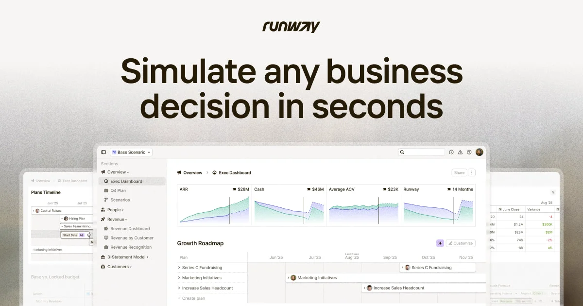 Runway / The finance platform your team doesn't hate. - OG image
