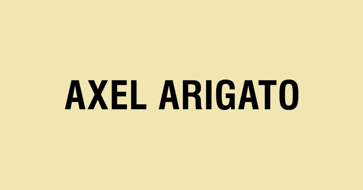 AXEL ARIGATO - Official Online Store - OG image