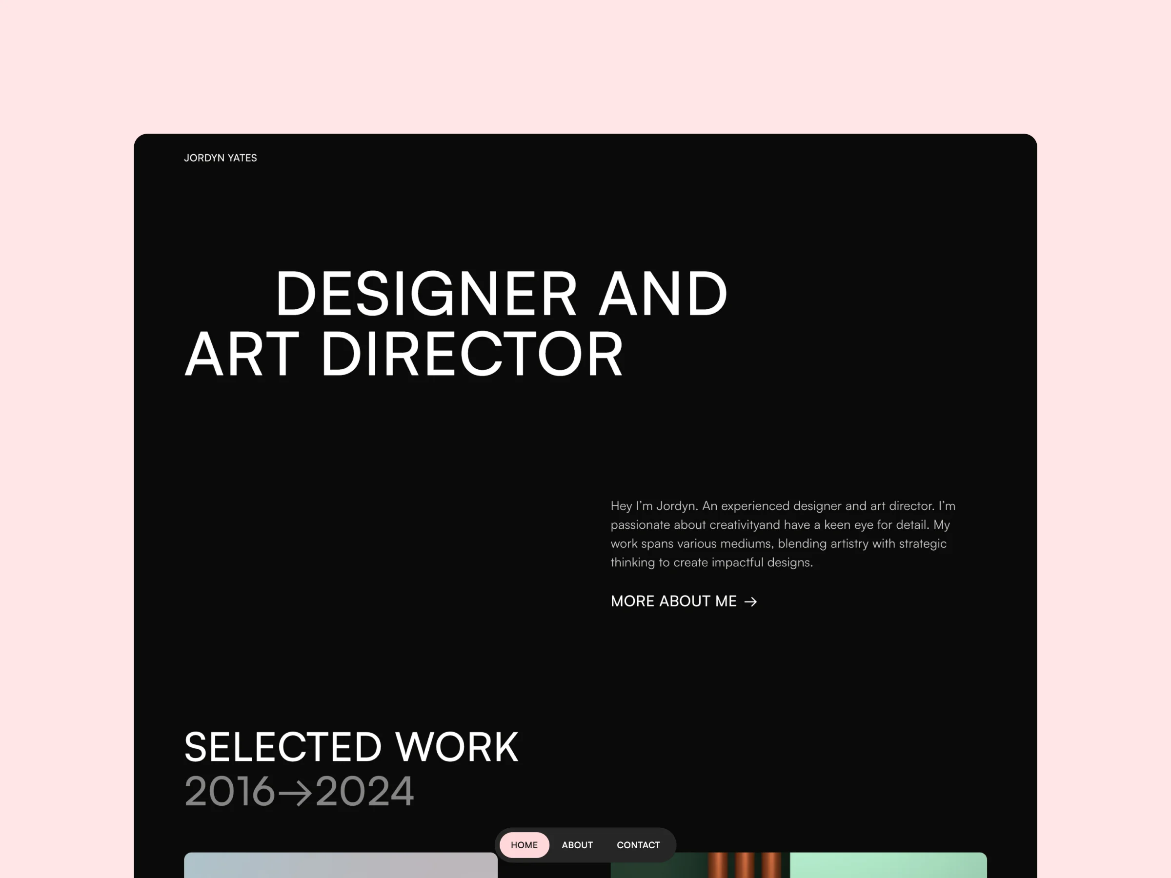 Darkfolio · Portfolio Template for Framer - OG image