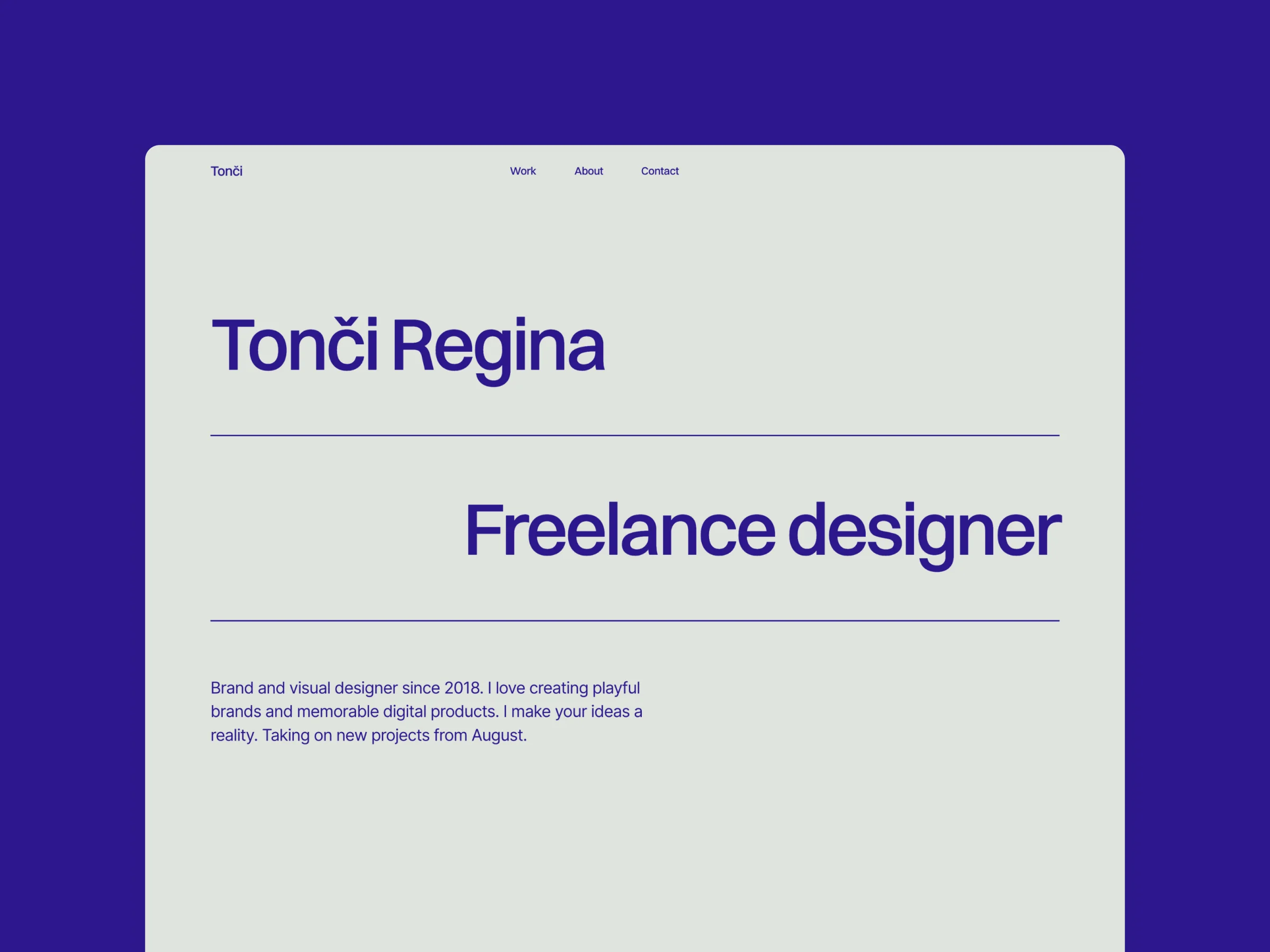 Accent - Portfolio Template for Framer - OG image