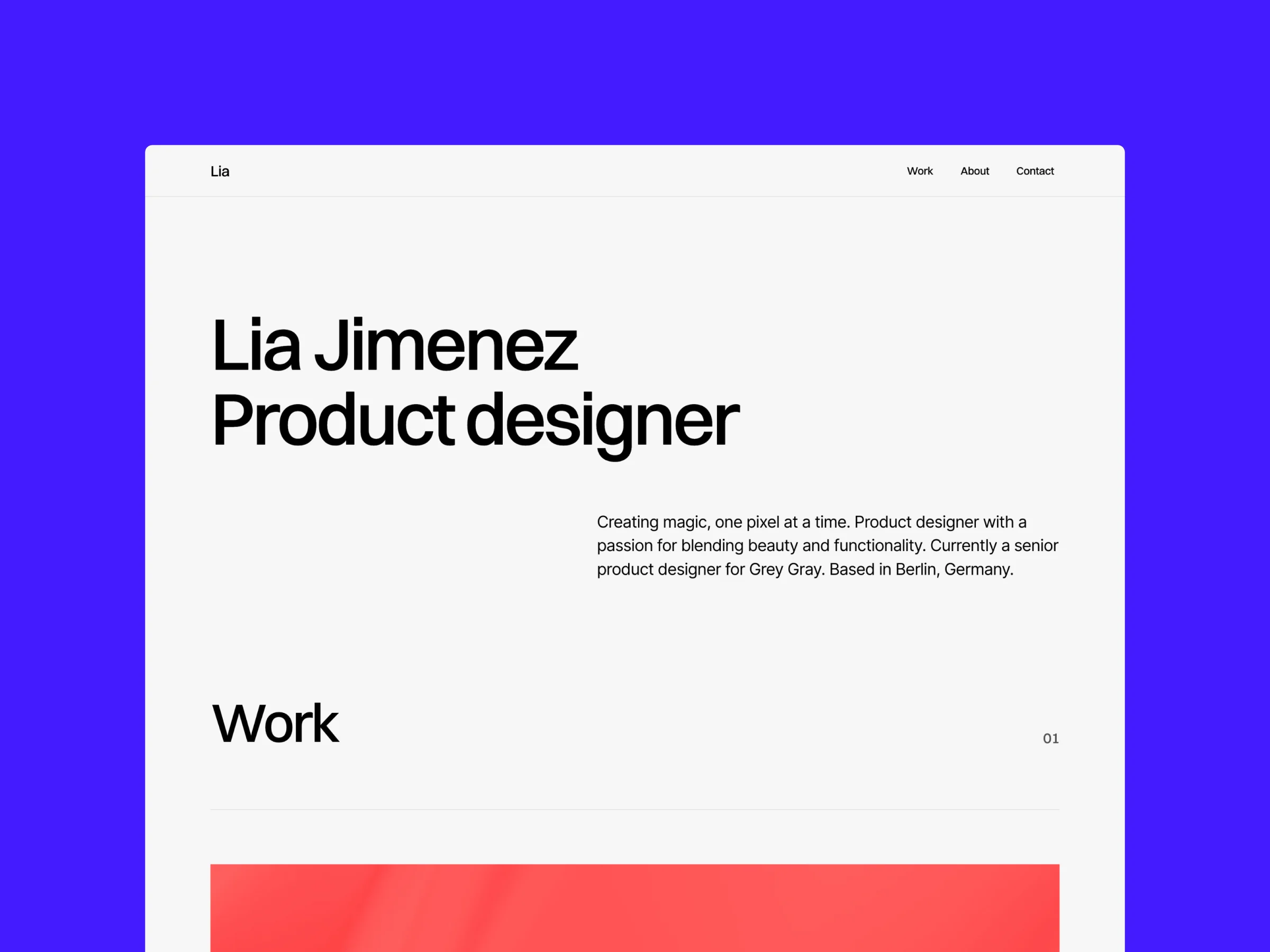 Format - Portfolio Template for Framer - OG image