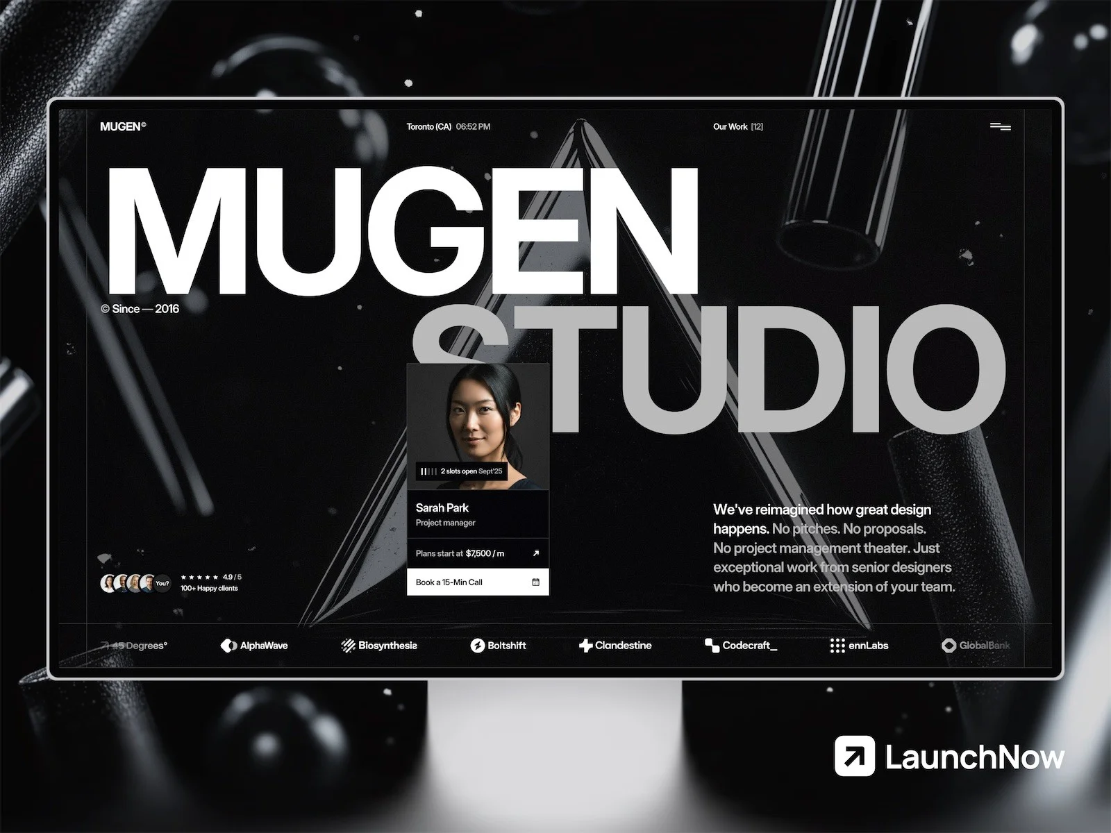 Mugen Design Studio - Framer Template - OG image
