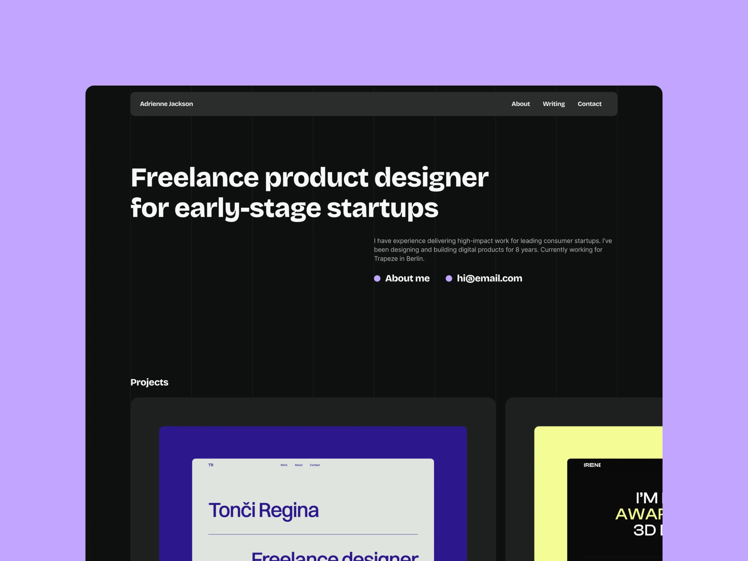 Lucid - Portfolio Template for Framer - OG image