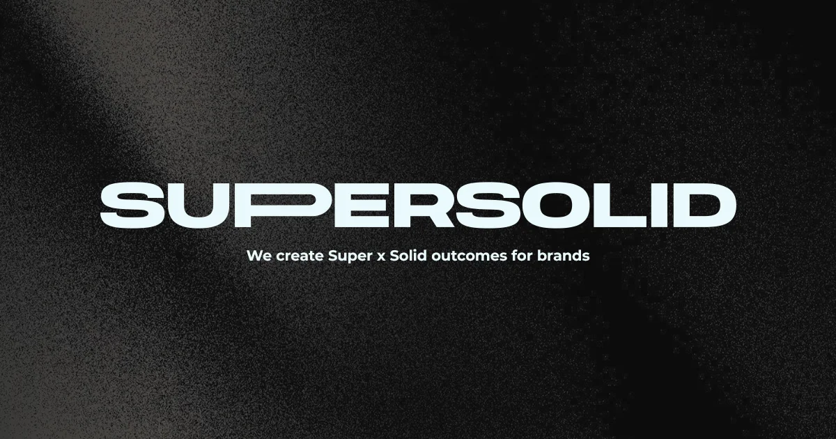 Supersolid | Independent Creative Agency in Sydney - OG image