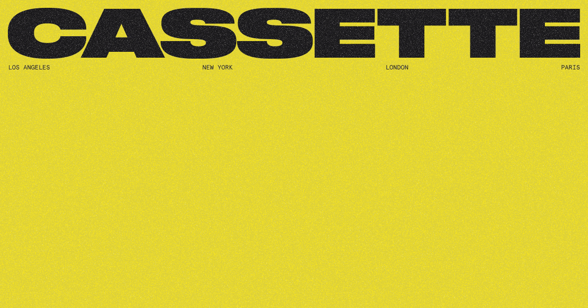 Cassette - A Music Curation Agency - OG image