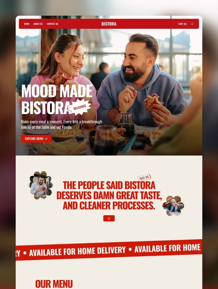 Bistora - Webflow Ecommerce website template - OG image