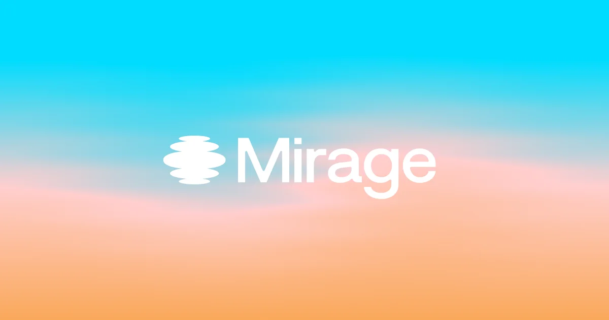Mirage AI Video | Make Your Best Ideas Possible - OG image