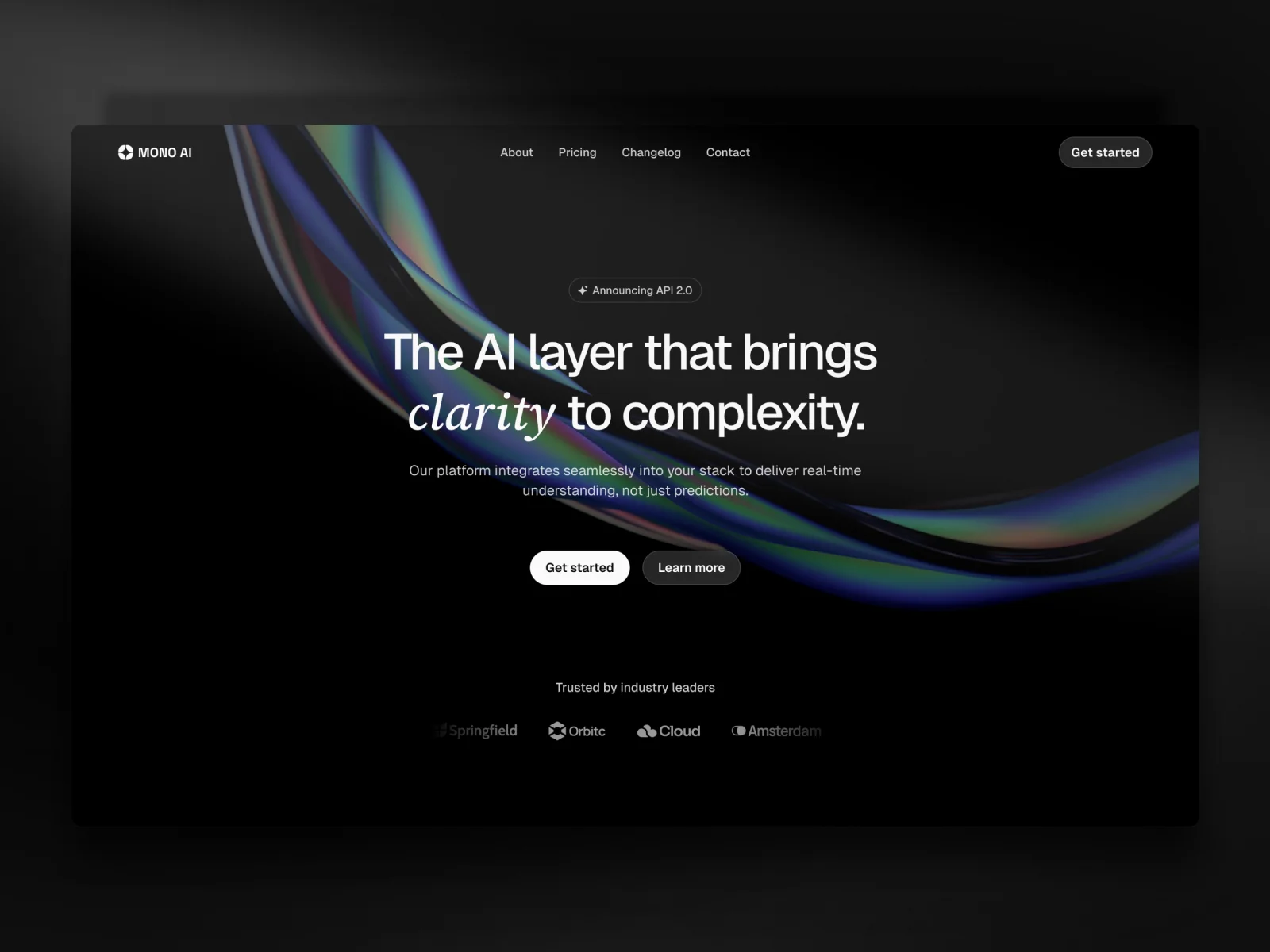 MONO AI - AI & SaaS Template - OG image
