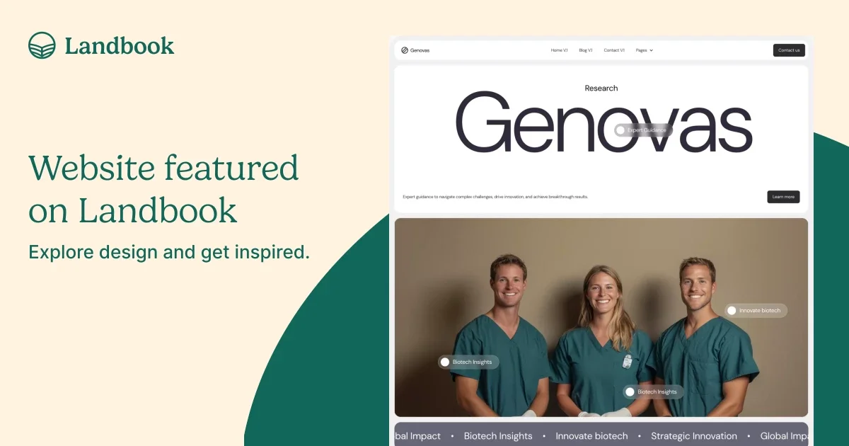 Genovas - Webflow Website Template - OG image