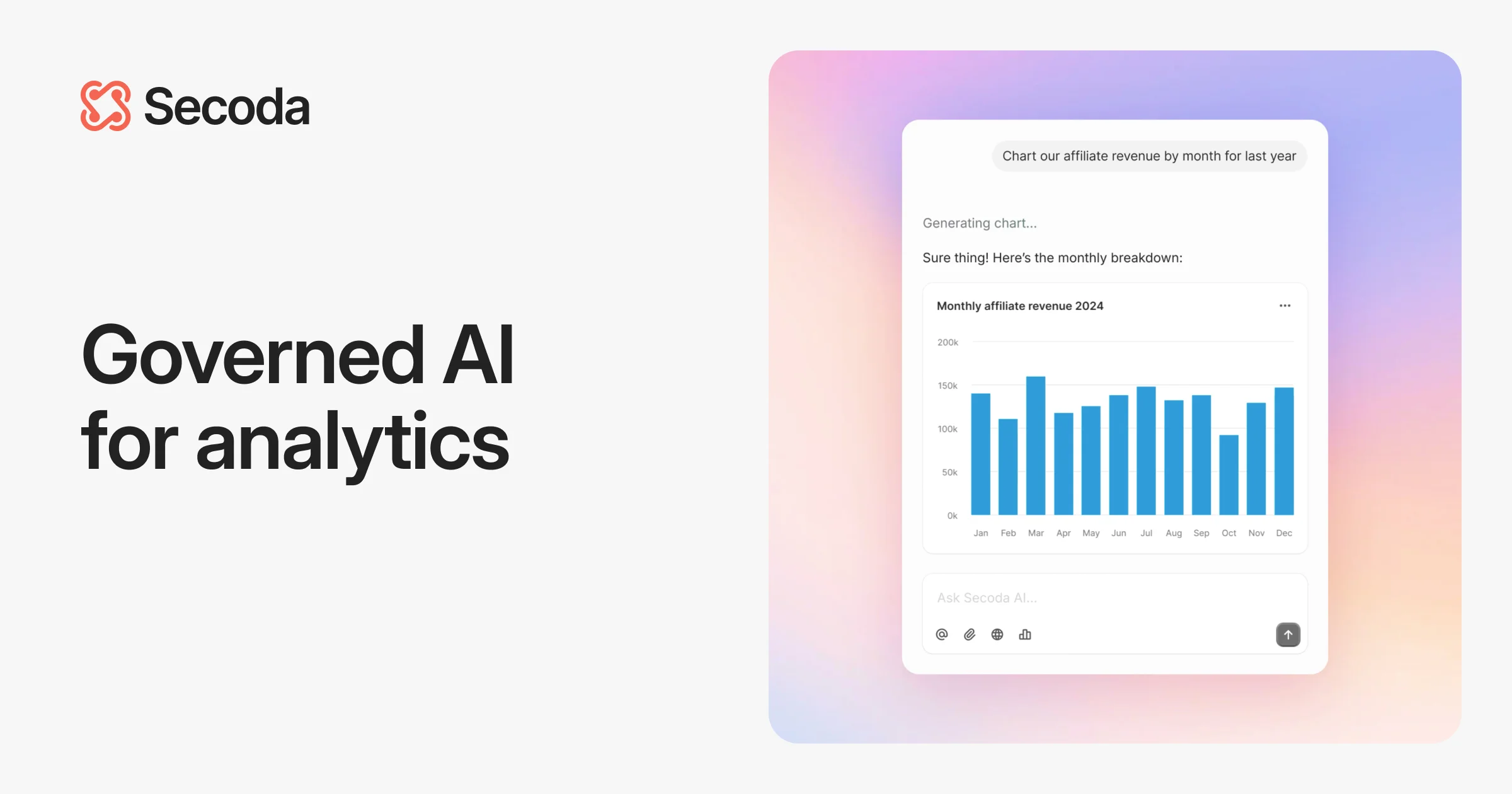 Secoda - The AI platform for data and analytics - OG image