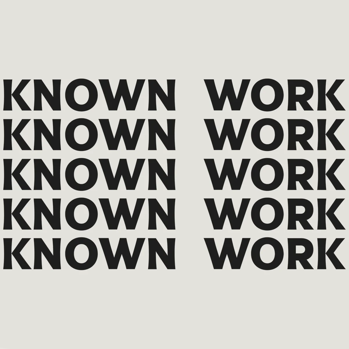 Known Work - OG image
