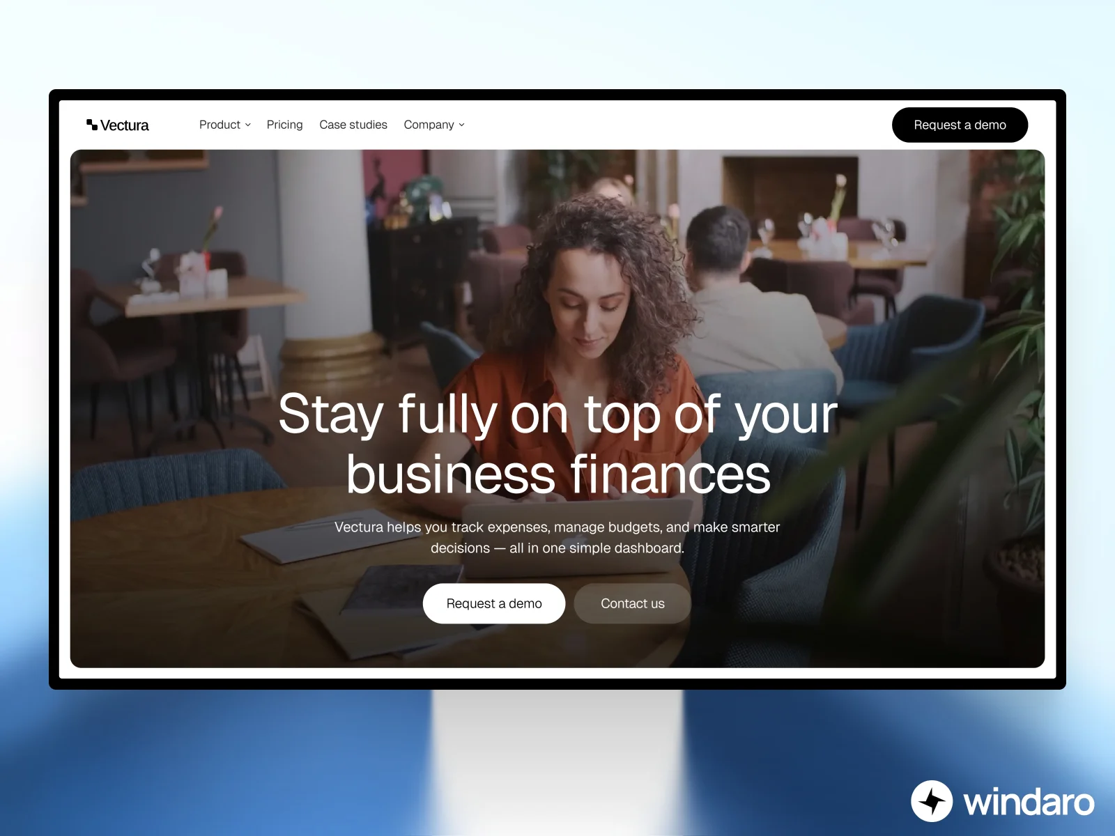 Vectura - Fintech Framer Website Template - OG image