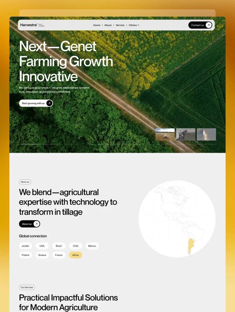 Harvestra - Webflow Website Template - OG image