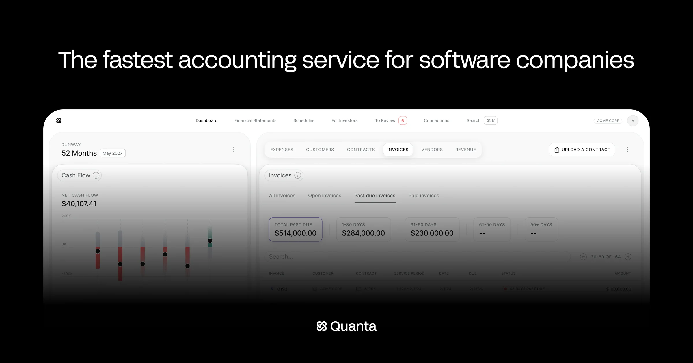 Quanta - Real-time accounting, purpose-built for software companies. - OG image