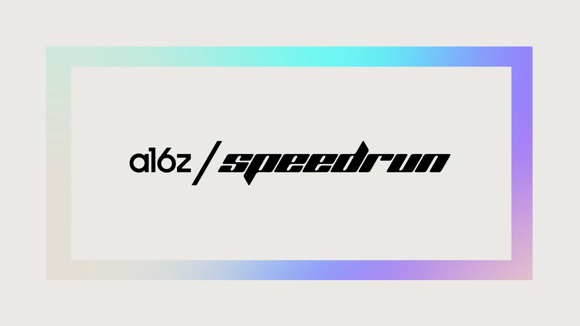 a16z speedrun - OG image