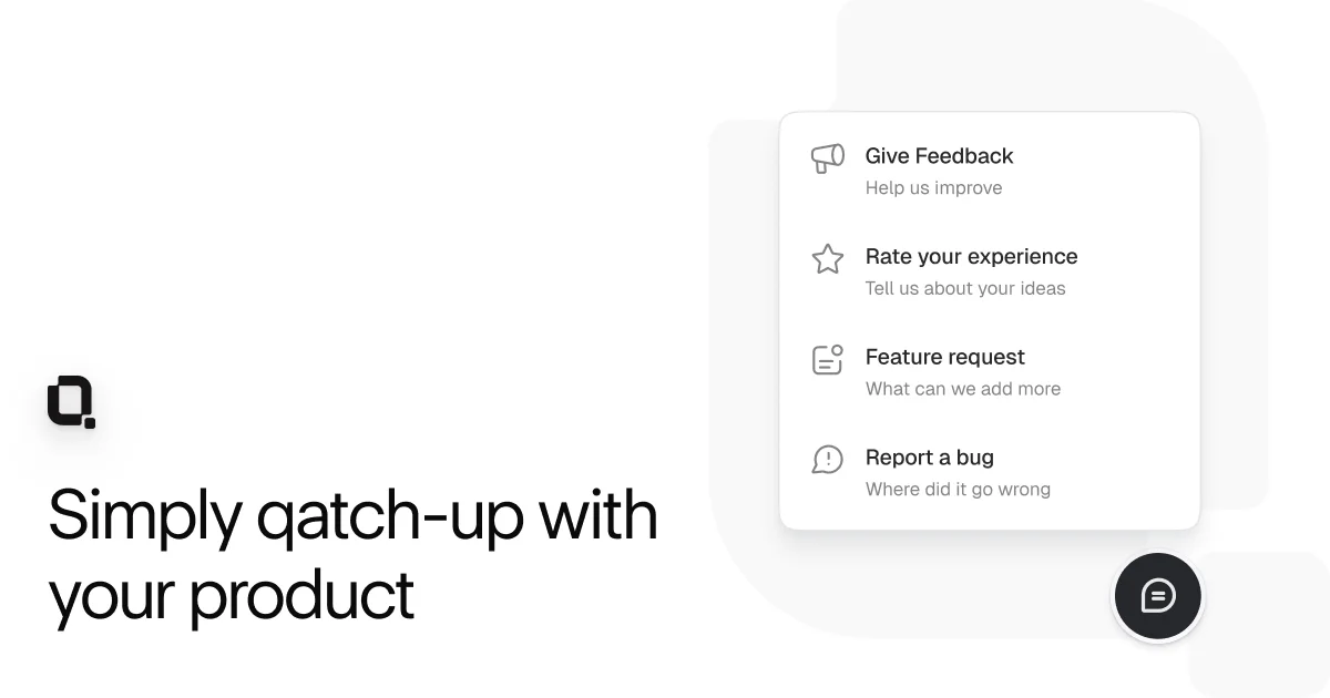 qatch up with your product! - OG image