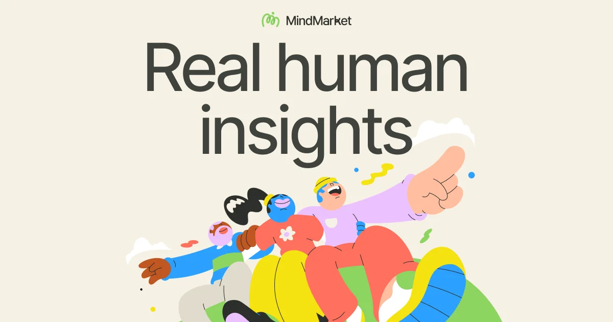 Real human insights | MindMarket - OG image