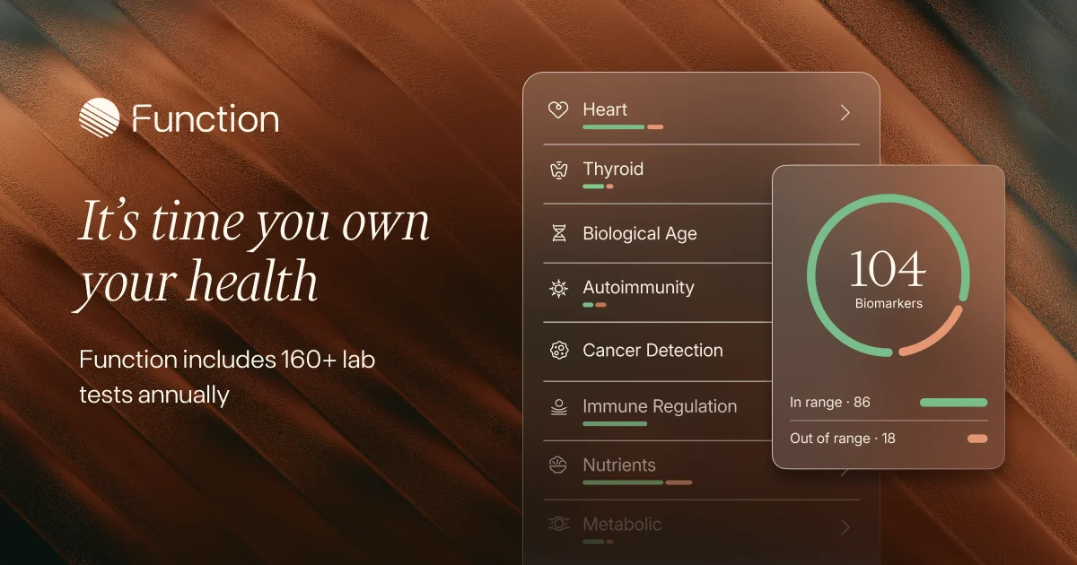 Function | 100 Healthy Years - OG image