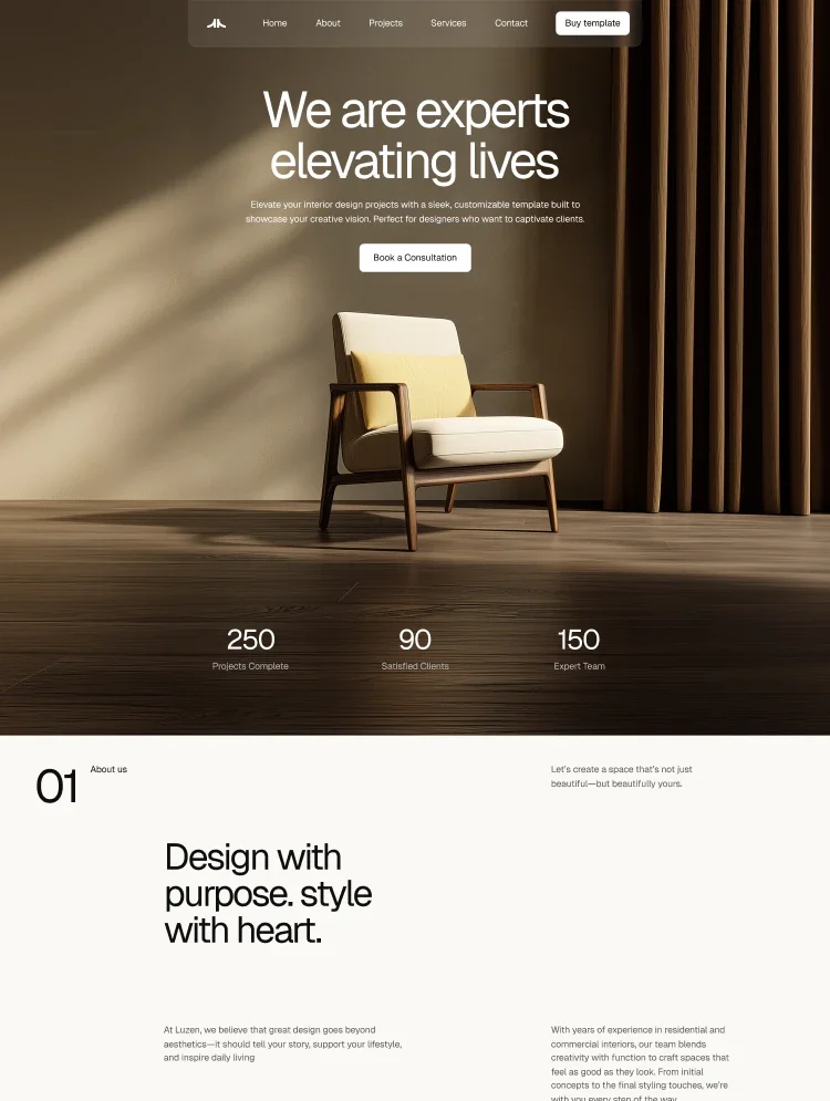 Luzen - Webflow Website Template - OG image