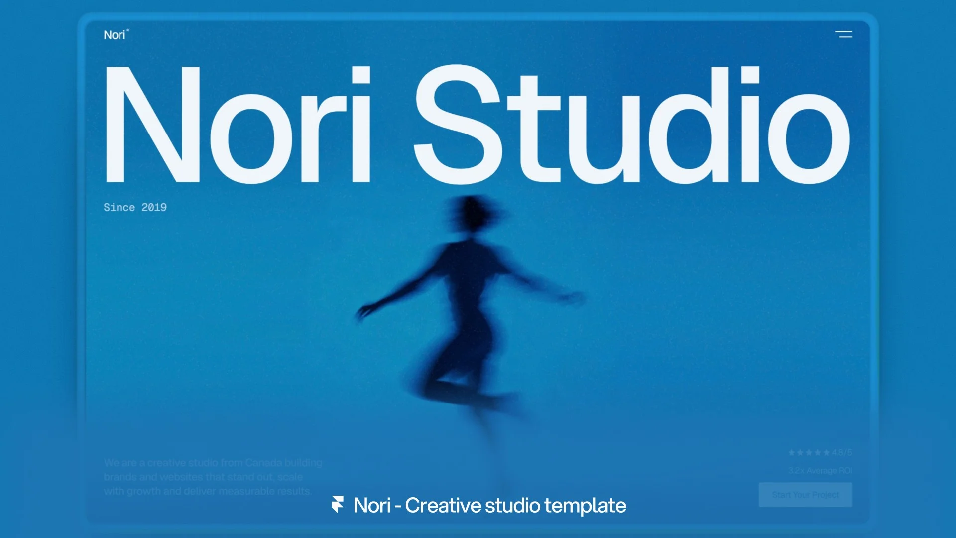 Nori Studio - Creative Agency Website Template - OG image