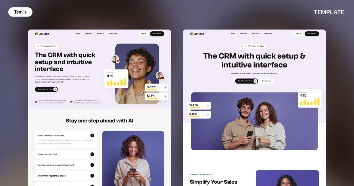 Lumora - Webflow HTML Website Template - OG image