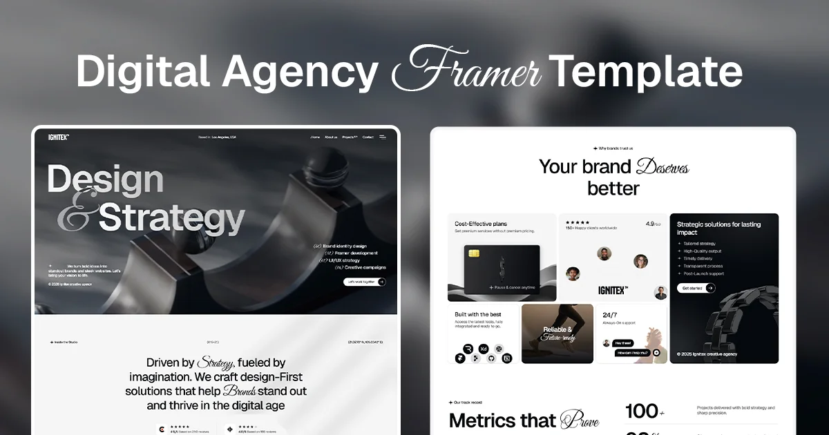 Ignitex - Digital Agency Template for Designers & Studios - OG image