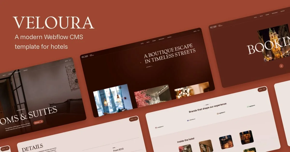 Veloura - Webflow website template - OG image