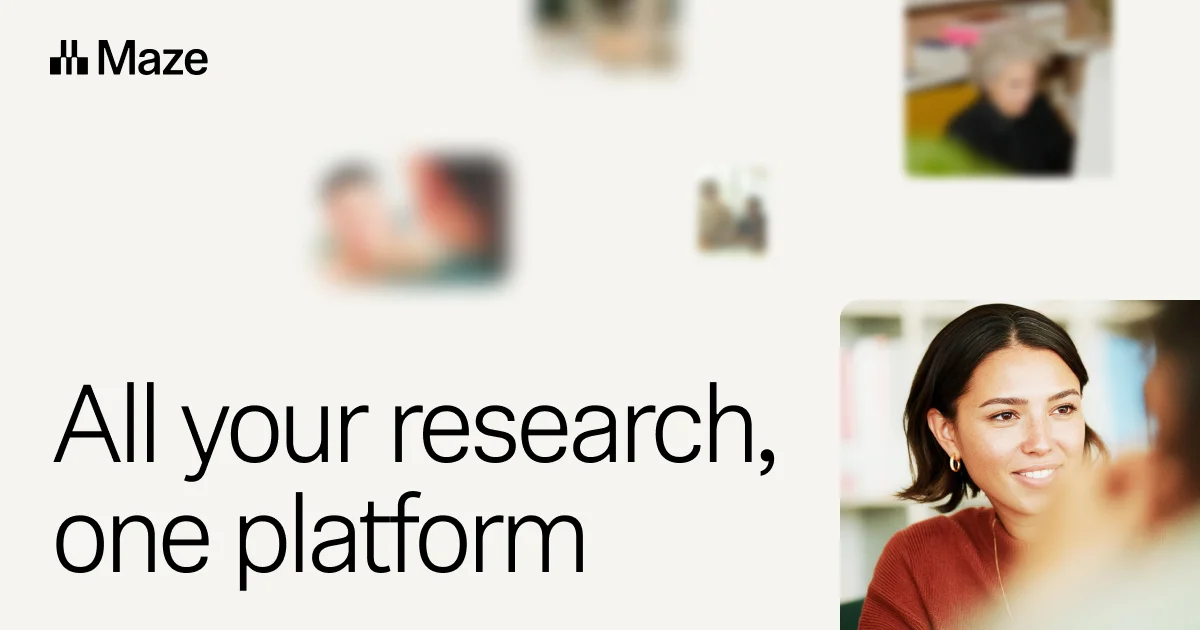 Maze | User Research and Testing Platform - OG image