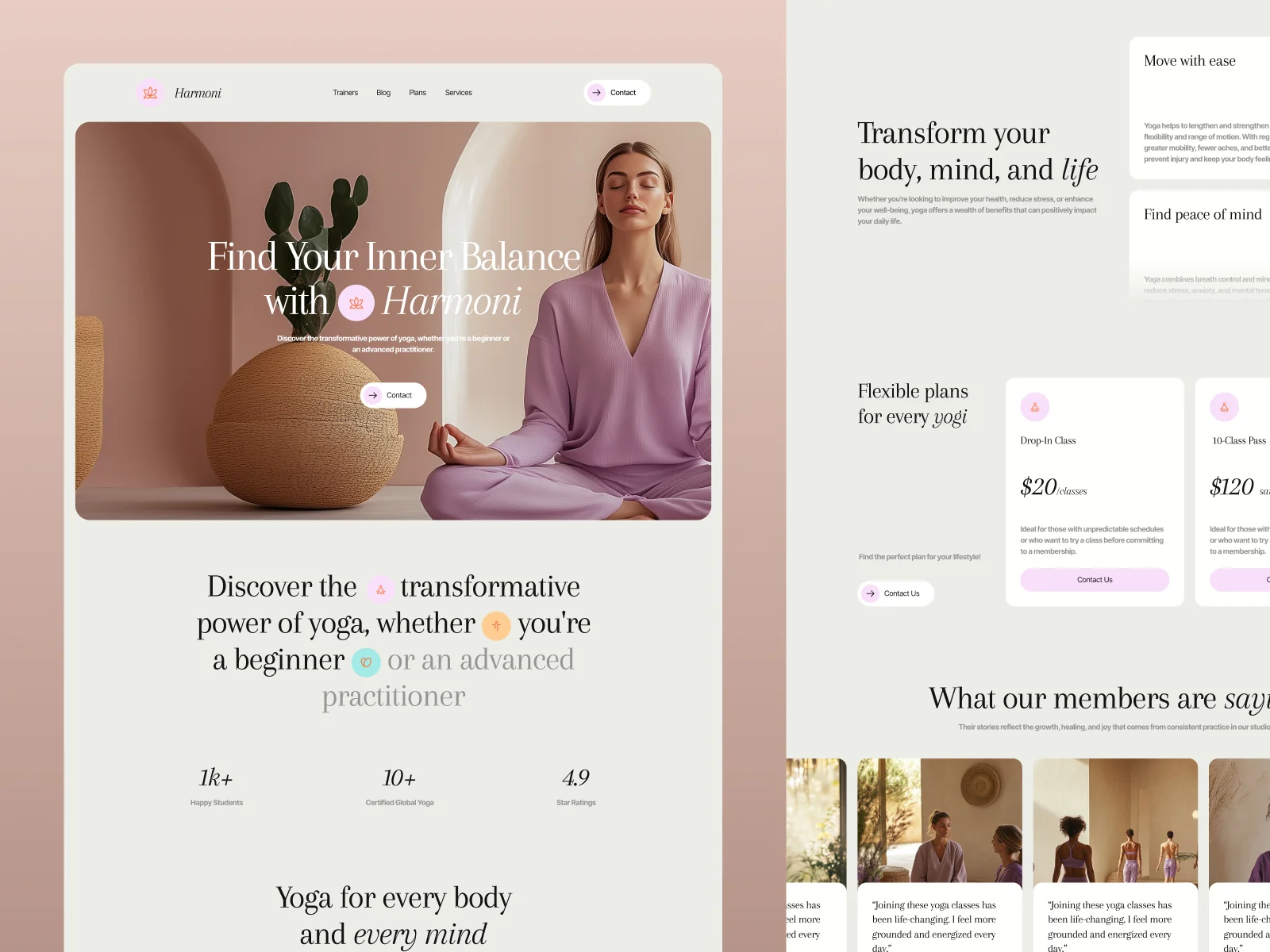 Harmoni - Wellness Website Template - OG image