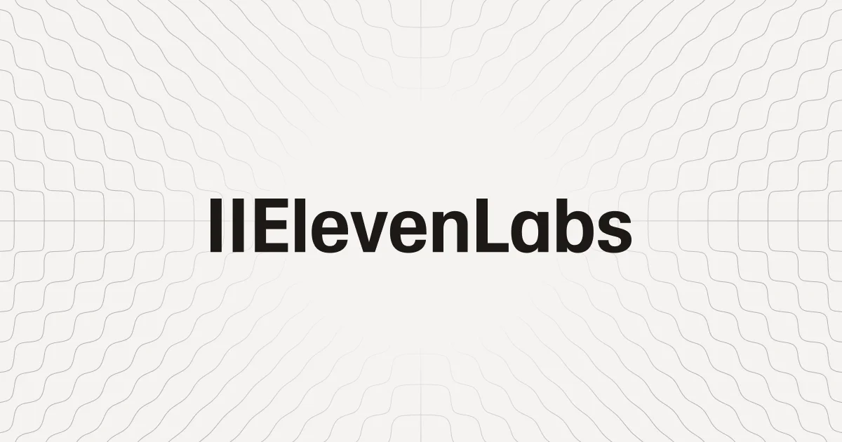 Free AI Voice Generator & Voice Agents Platform | ElevenLabs - OG image