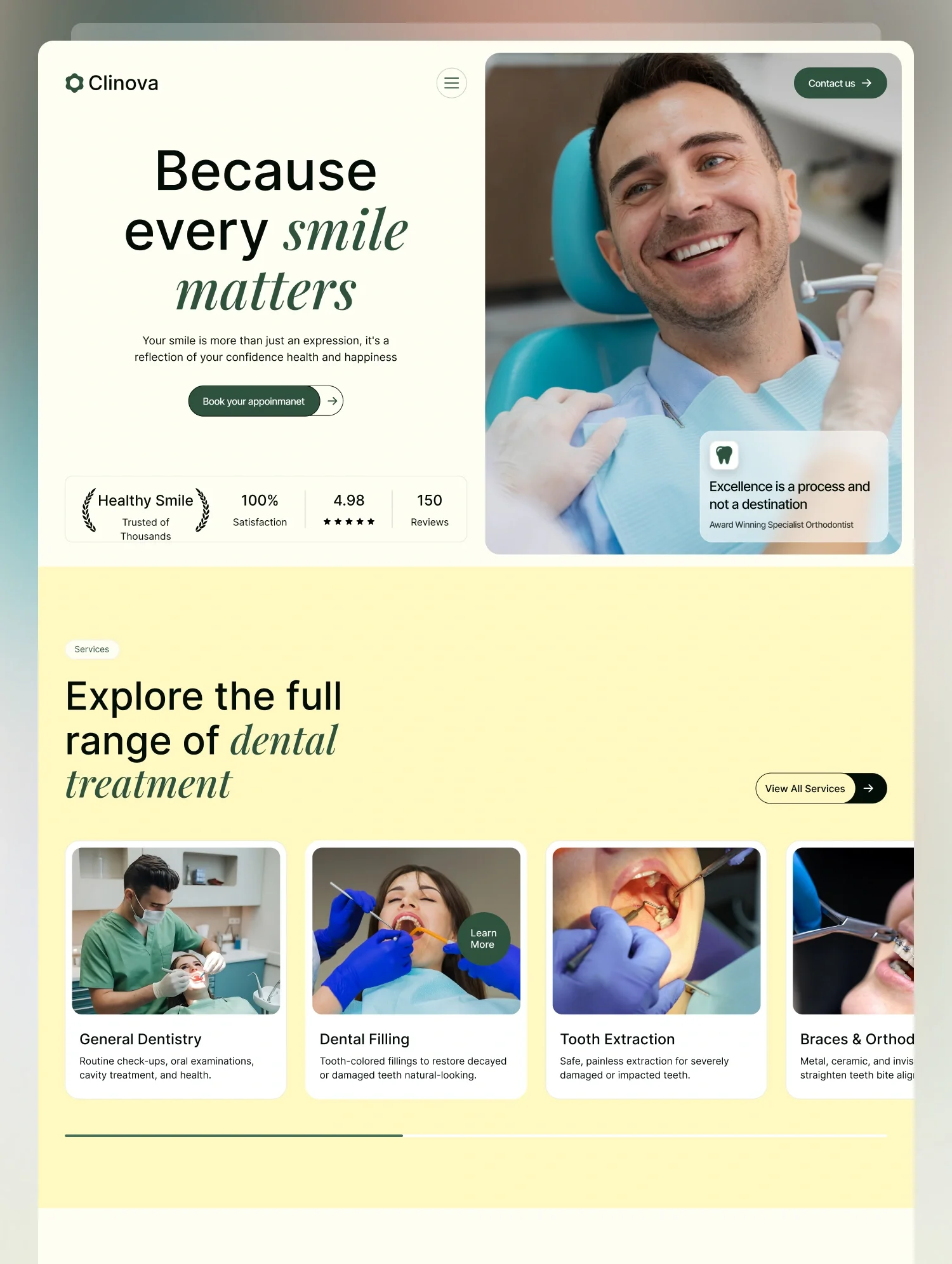 Clinova - Webflow HTML website template - OG image