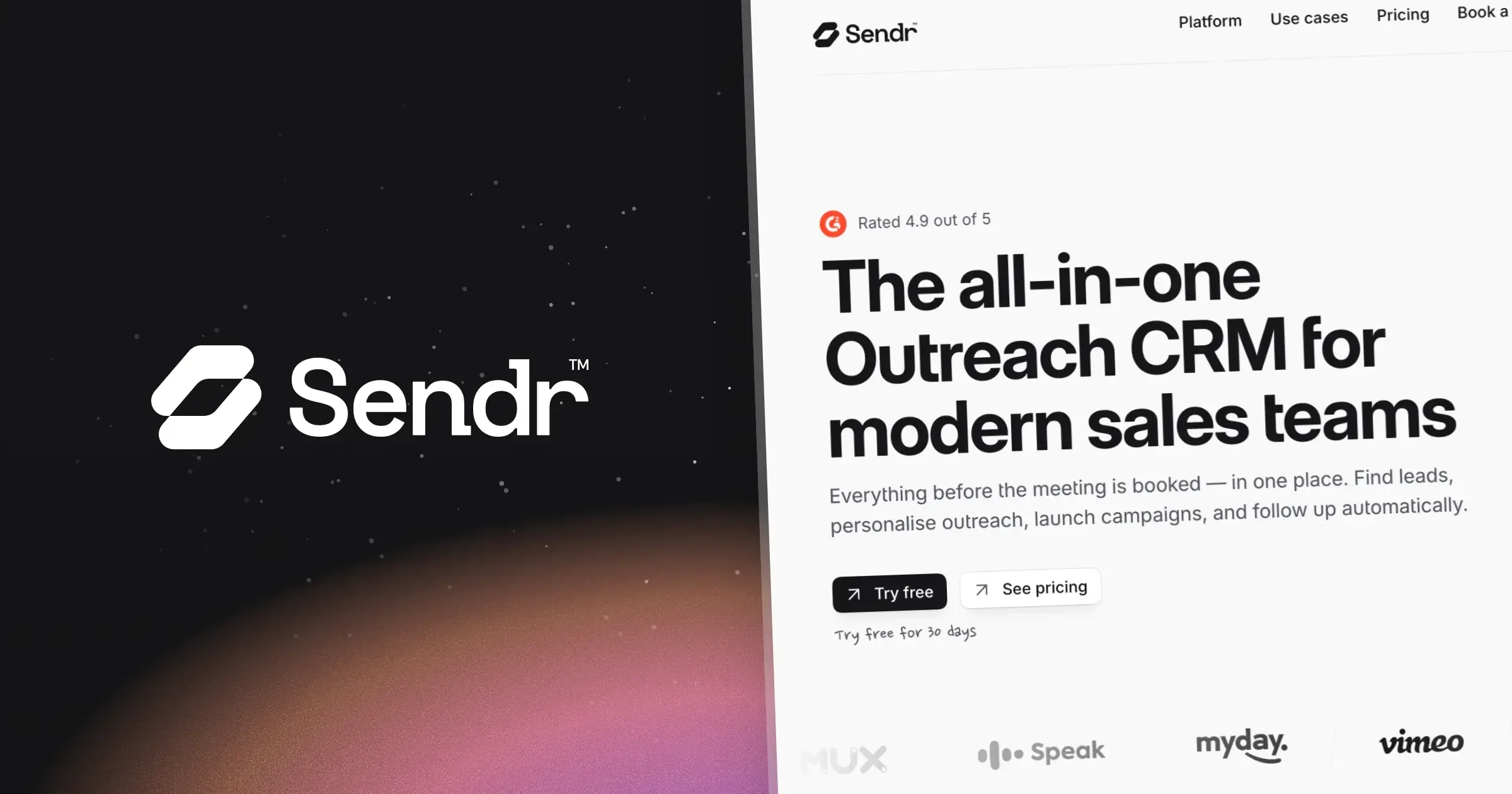 Sendr.ai - The all-in-one Outreach CRM for modern sales teams - OG image