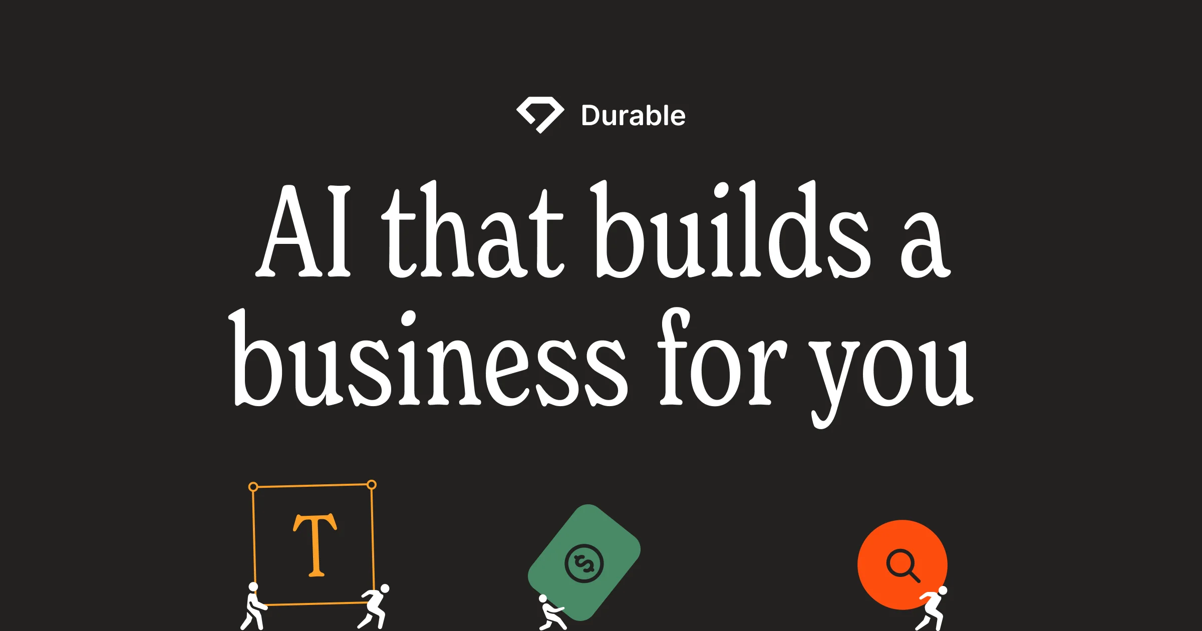 Durable AI Website Builder and Small Business Software - OG image design inspiration