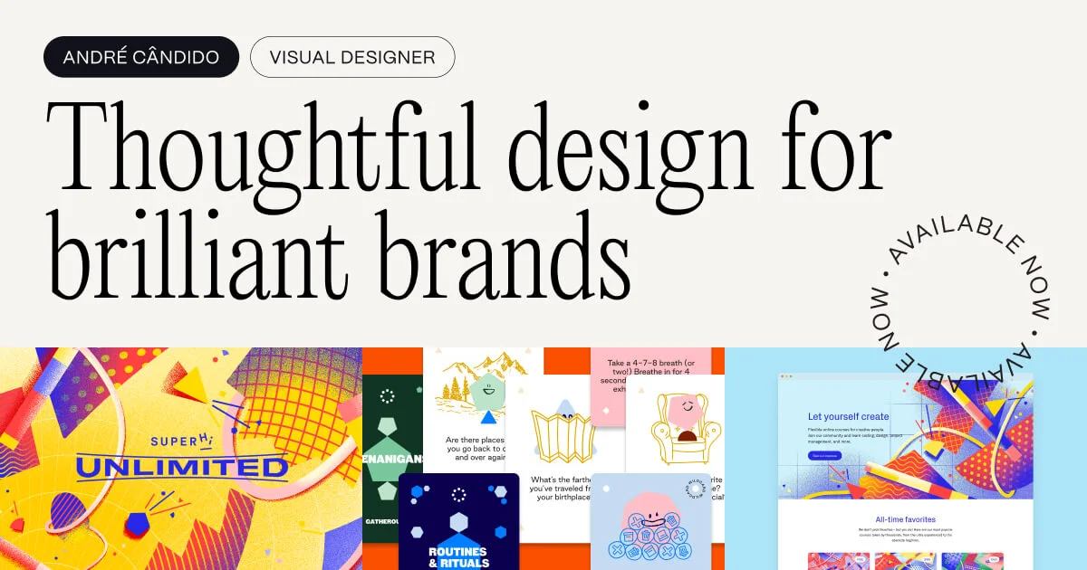 André Cândido - OG image design inspiration