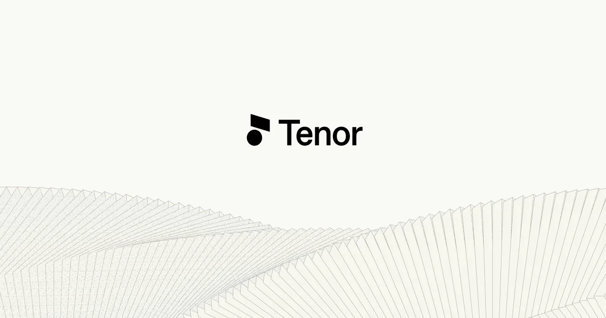 Tenor | Borrow and lend at fixed rates. Onchain. - OG image design inspiration