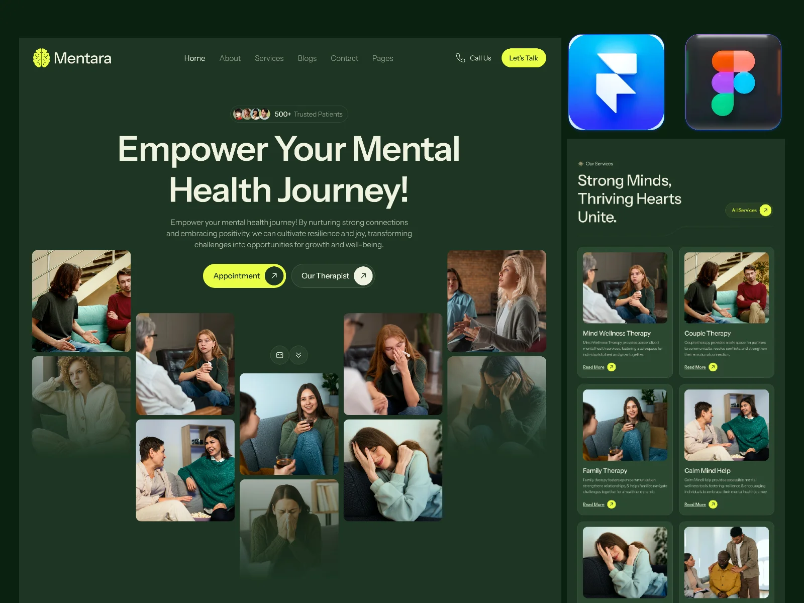 Mentara - Wellness Website Template - OG image