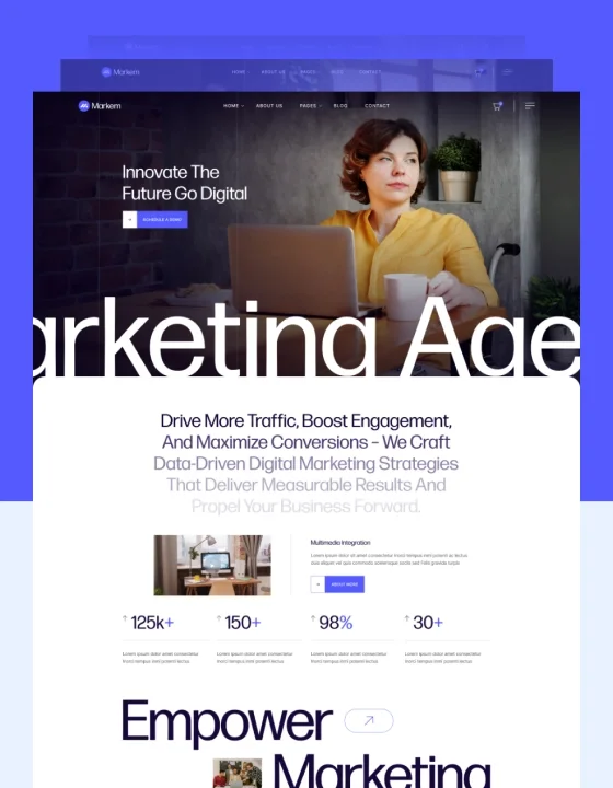 Markem - Webflow Ecommerce website template - OG image