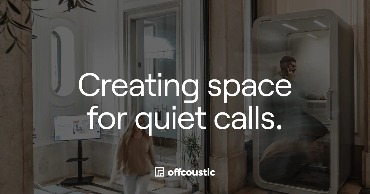 Offcoustic – Affordable Phone Booths for your office, cowork, SME, and startup - OG image design inspiration