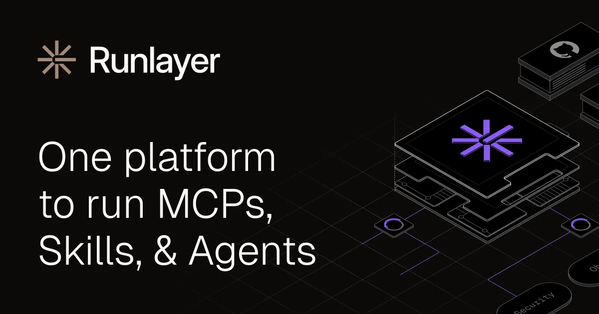 Enterprise MCPs, Skills, & Agents | Runlayer - OG image design inspiration