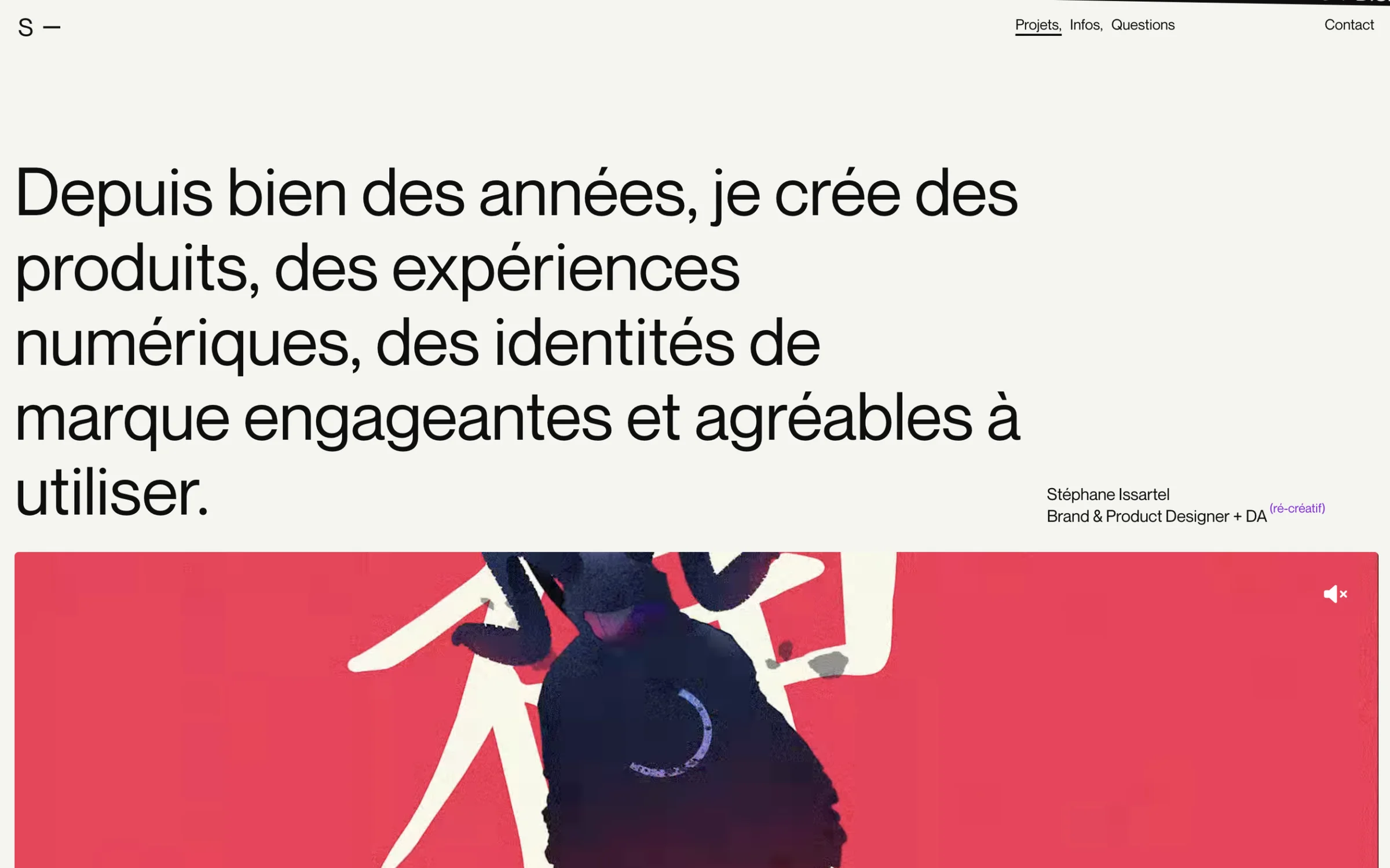 Stéphane Issartel – Directeur Artistique, Brand & Product Designer – Paris - OG image design inspiration