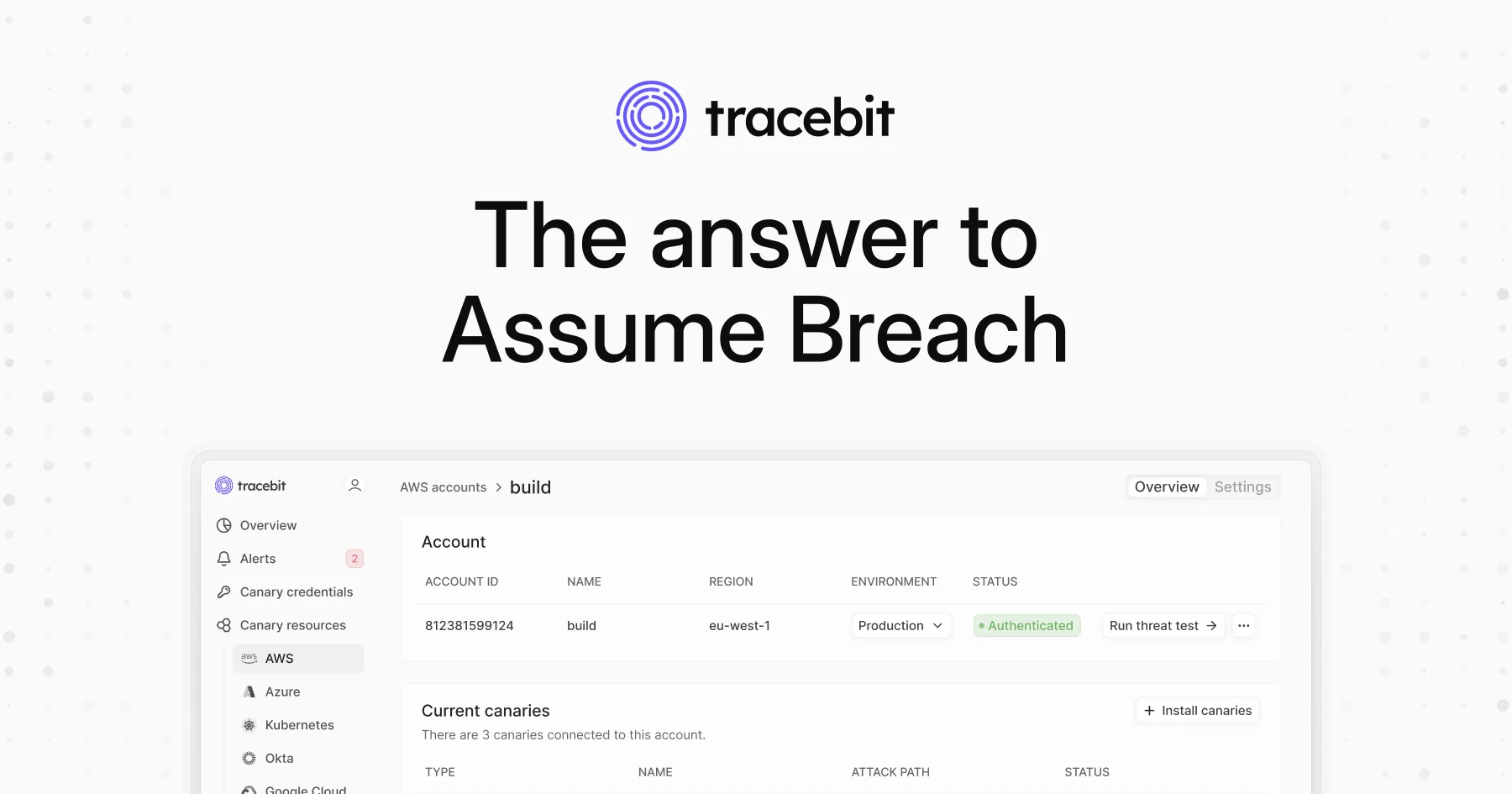 Tracebit | The answer to Assume Breach - OG image