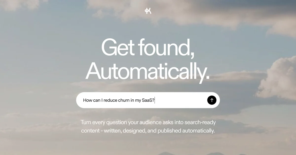 Keytail – Be the Answer Everywhere People Search - OG image design inspiration