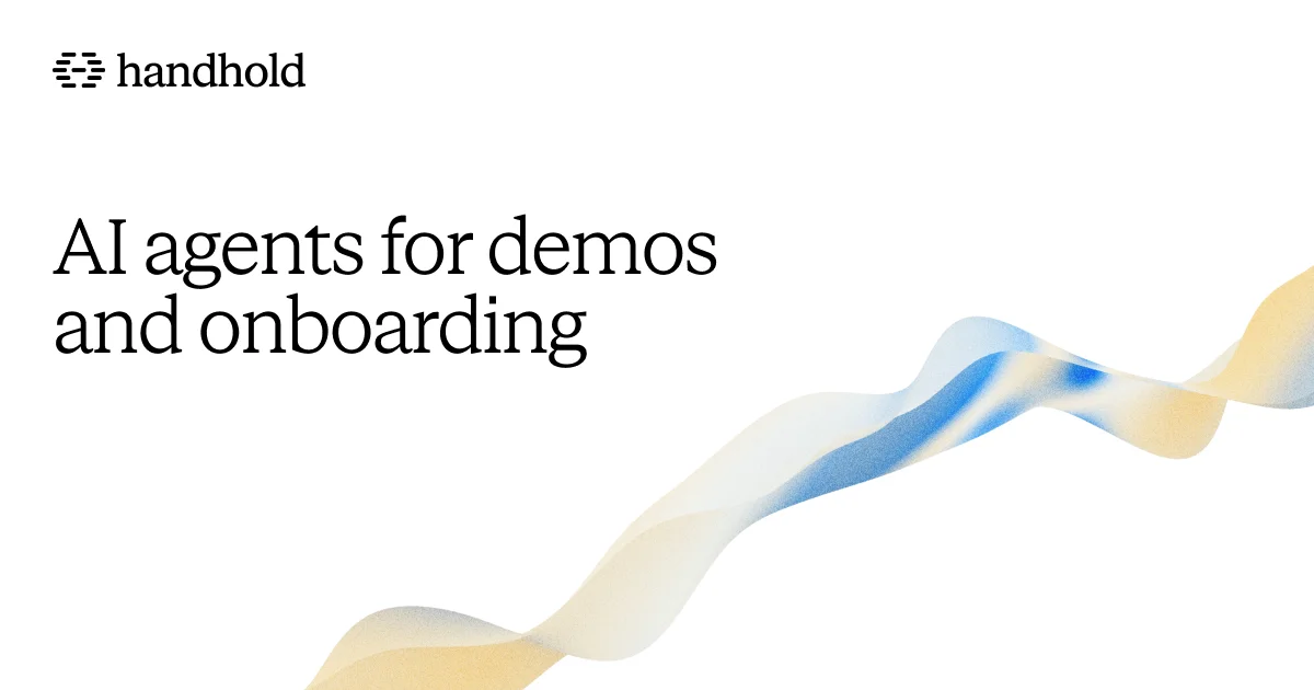 AI agents for tailored client demos & user activation - OG image design inspiration