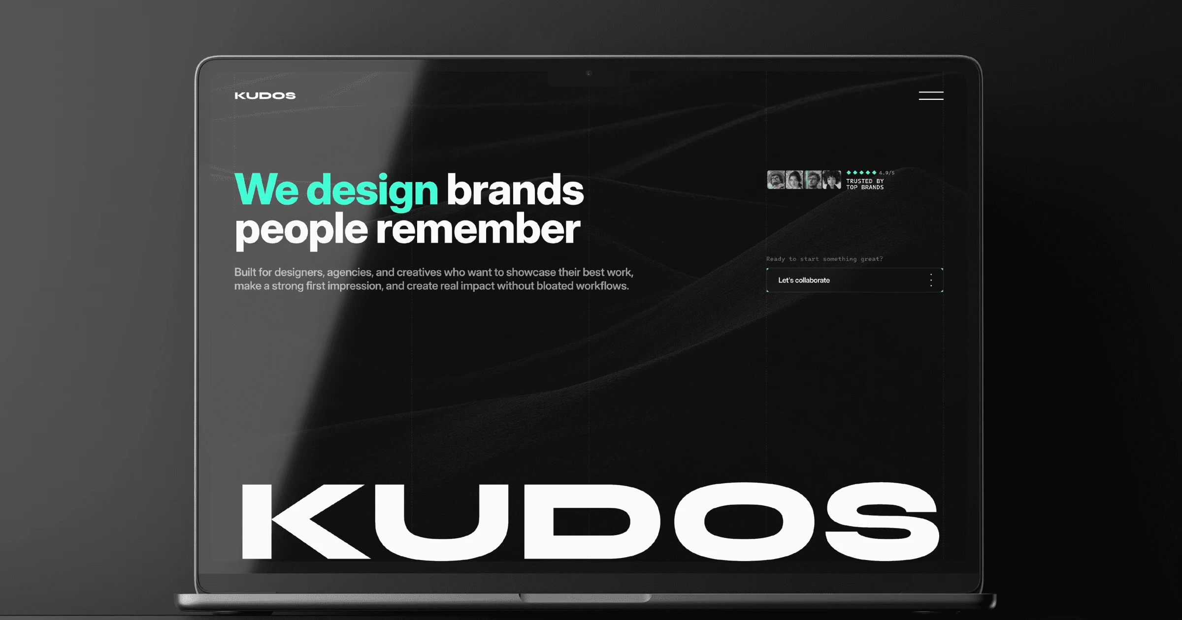 Kudos - Modern Design Agency Framer Template - OG image