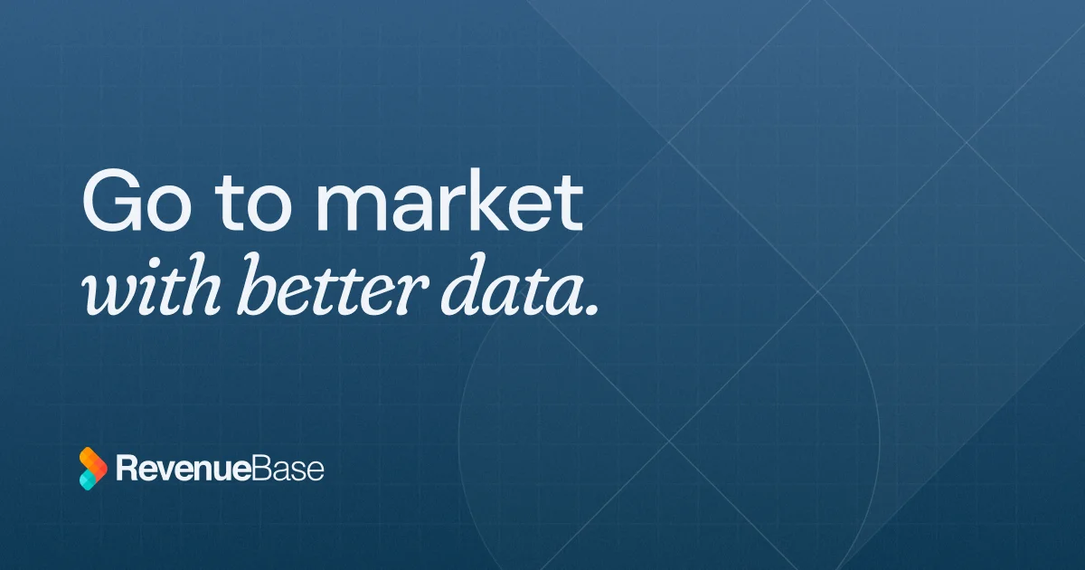 RevenueBase | B2B Data Infrastructure to Grow Your Business - OG image design inspiration