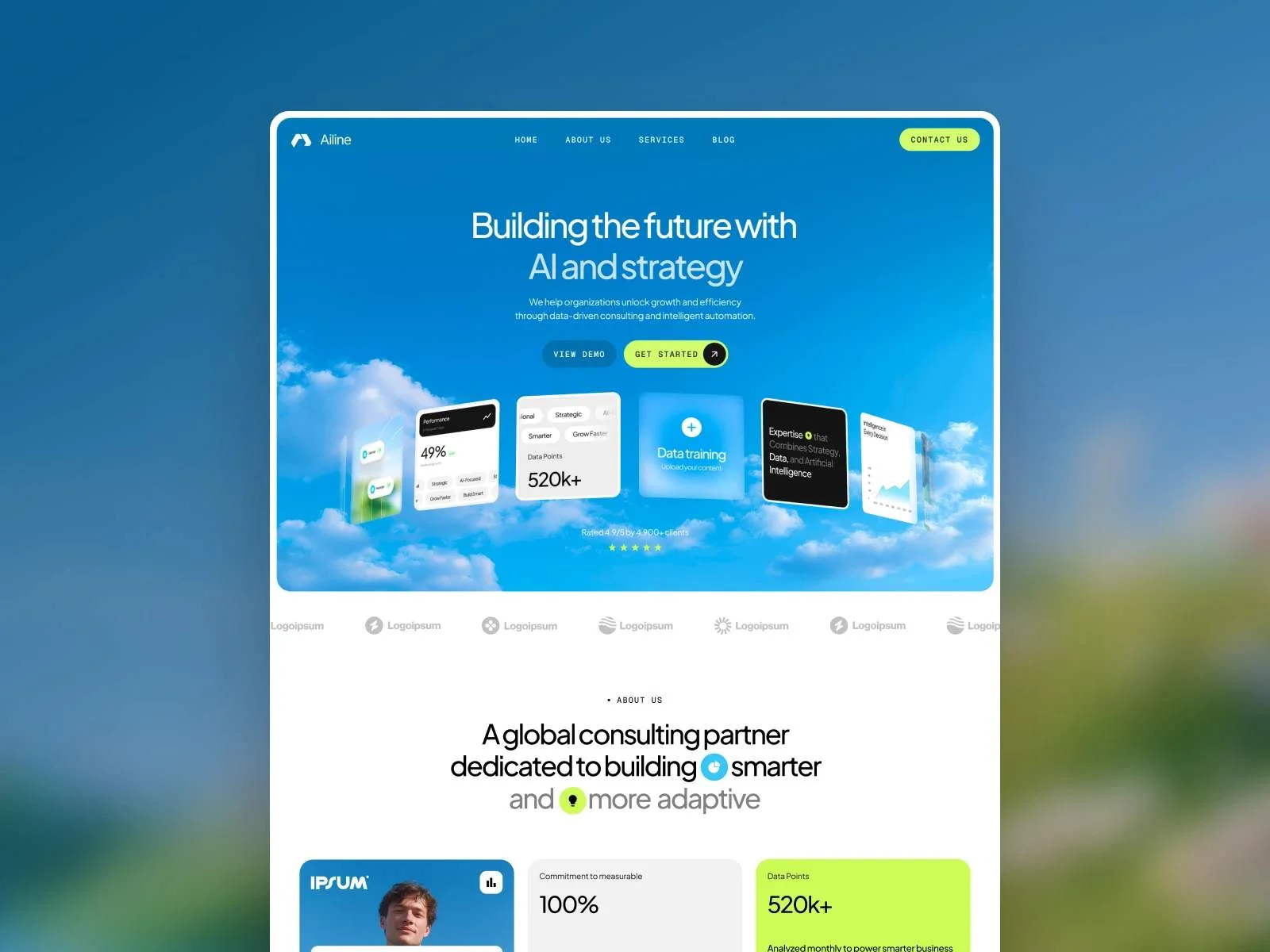 Aeline AI Template - OG image