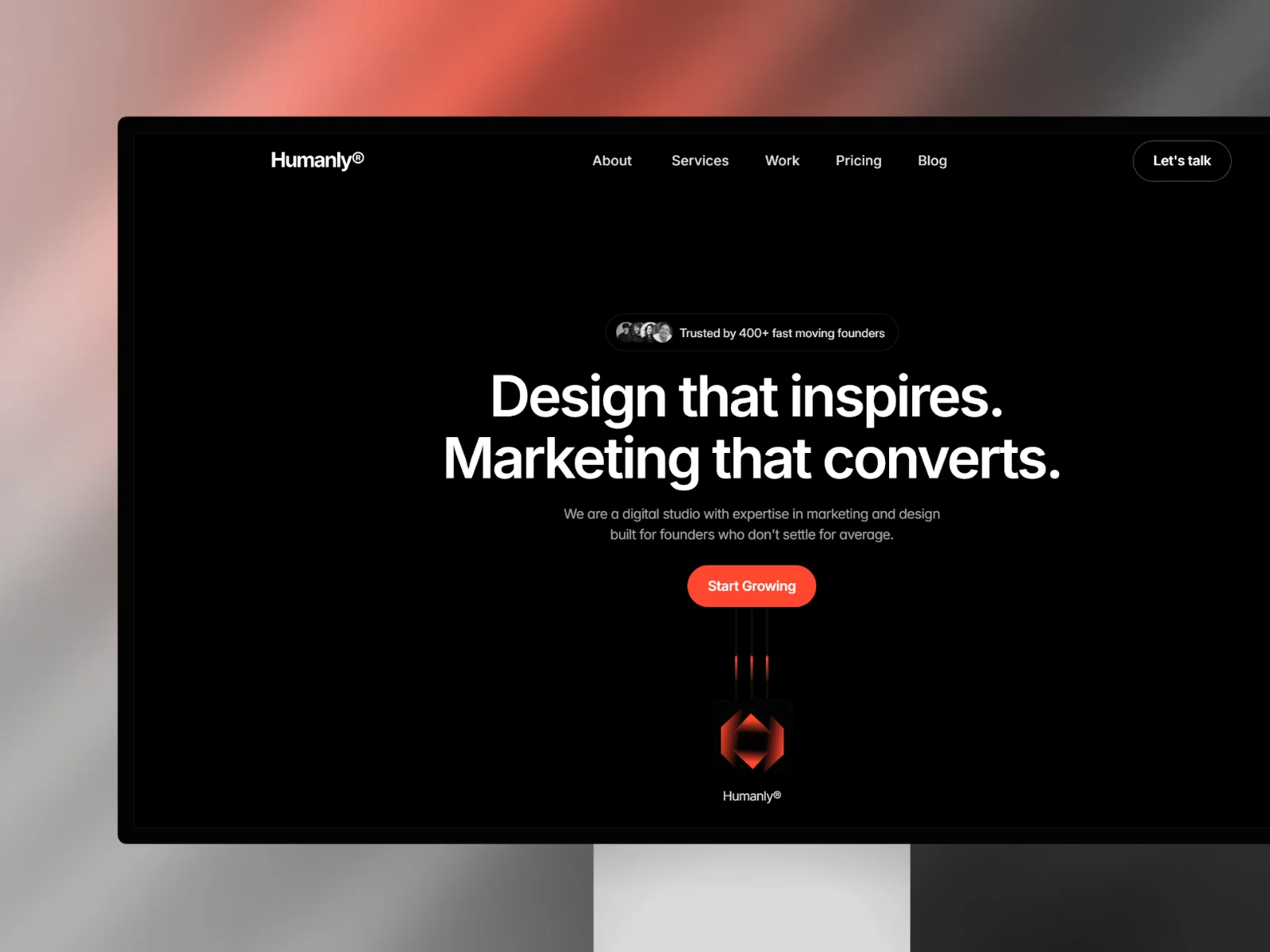 Humanly - Premium Agency Template for fast founders - OG image