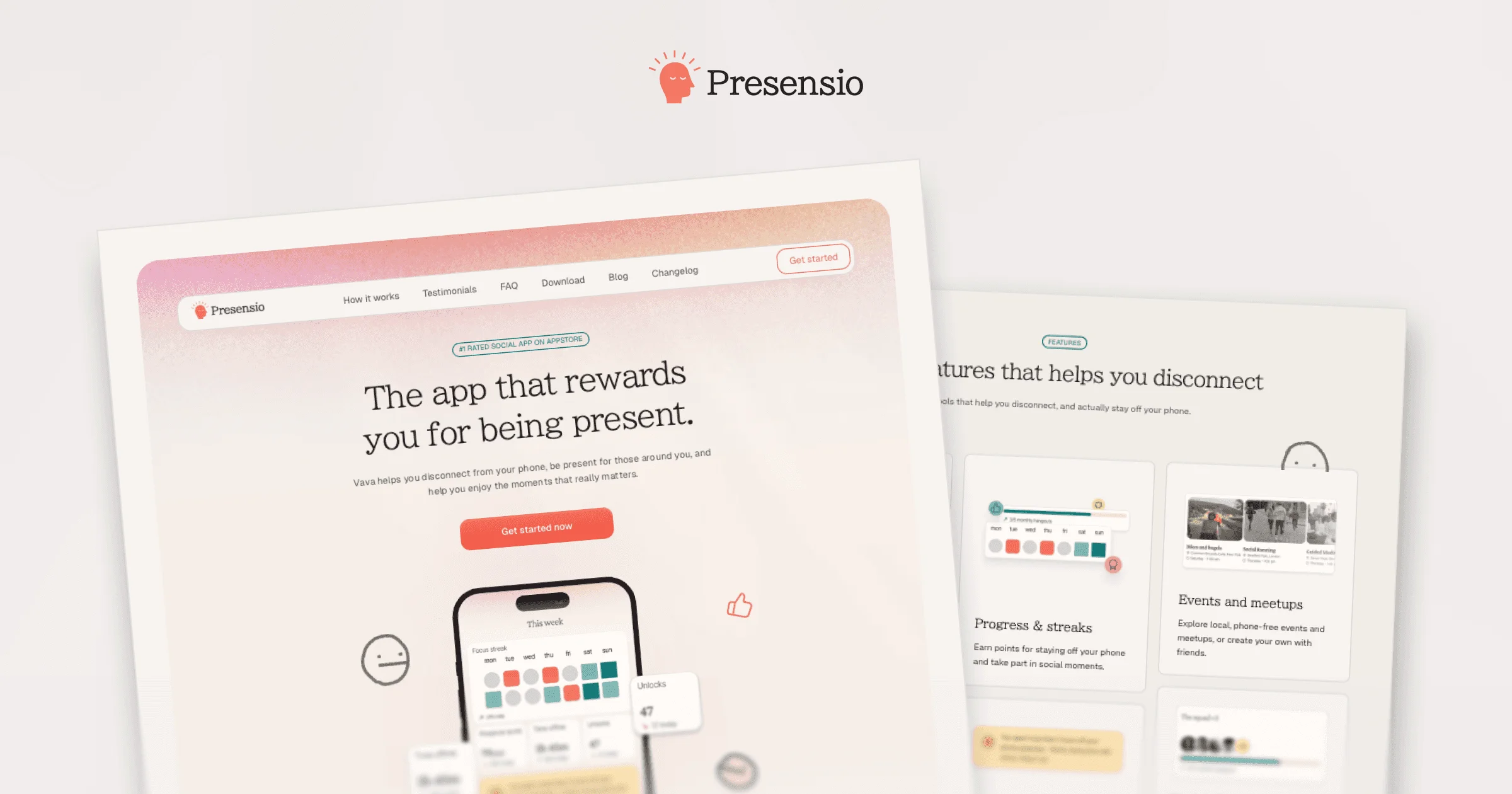 Presensio - Landing Page Template - OG image